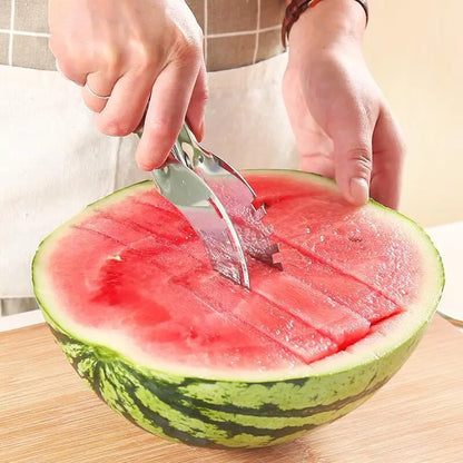 Stainless Steel Windmill Watermelon Cutter Artifact Salad Fruit Slicer Cutter Tool Watermelon Digger Kitchen Accessories Gadgets