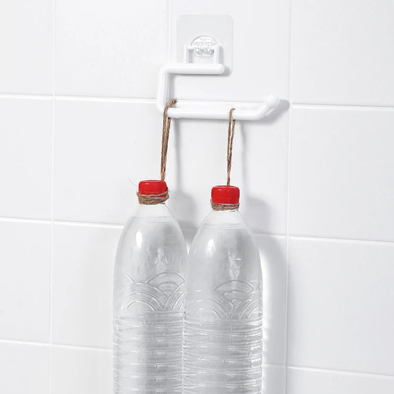 Kitchen Paper Roll Holder Towel Hanger Rack Bar Cabinet Rag Hanging Holder Shelf Toilet Paper Towel Holders for Kitchen
