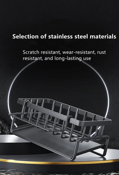 Kitchen Stainless Steel Sink Storage & Organization Rack Kitchen Spice Racks Household Items Shelf Acceesories For Accessories