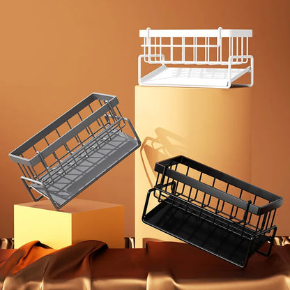 Kitchen Stainless Steel Sink Storage & Organization Rack Kitchen Spice Racks Household Items Shelf Acceesories For Accessories