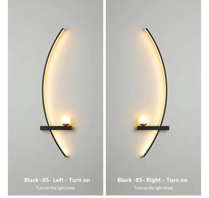 Wall Lamp LED Remote Control Home-Appliance Sconce For Living Room Bedroom Bedside Modern Indoor Decorative Lighting Luminaires