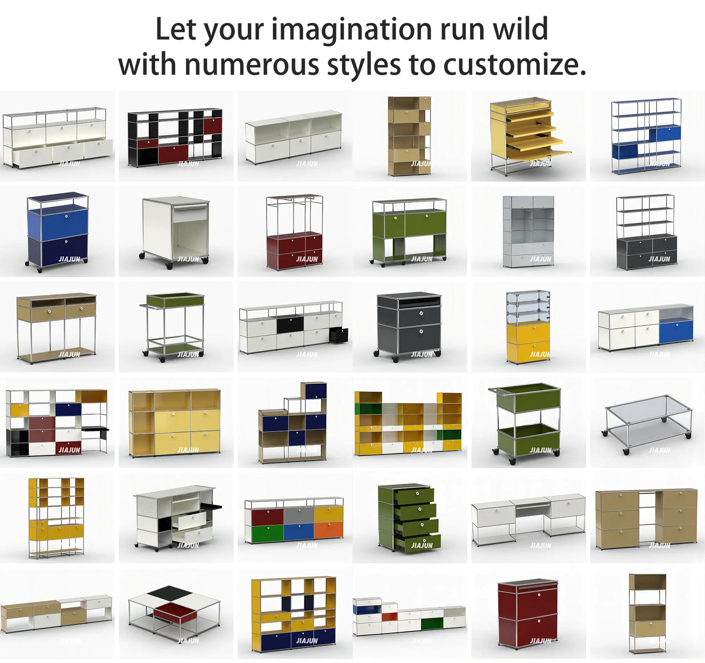 Storage Cabinet Metal Module, Coffee table, Modular Furniture, Stainless Steel Metal Board for Decoration in Living Room
