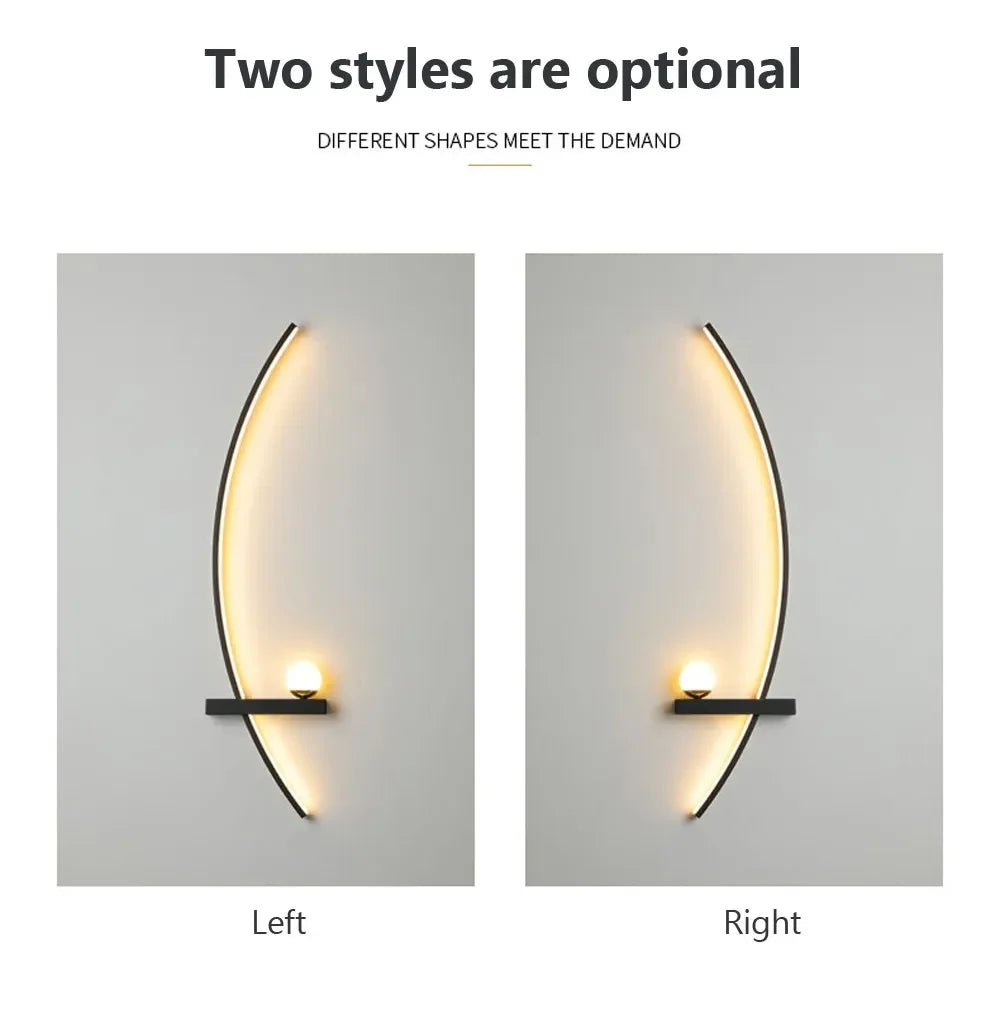 Wall Lamp LED Remote Control Home-Appliance Sconce For Living Room Bedroom Bedside Modern Indoor Decorative Lighting Luminaires