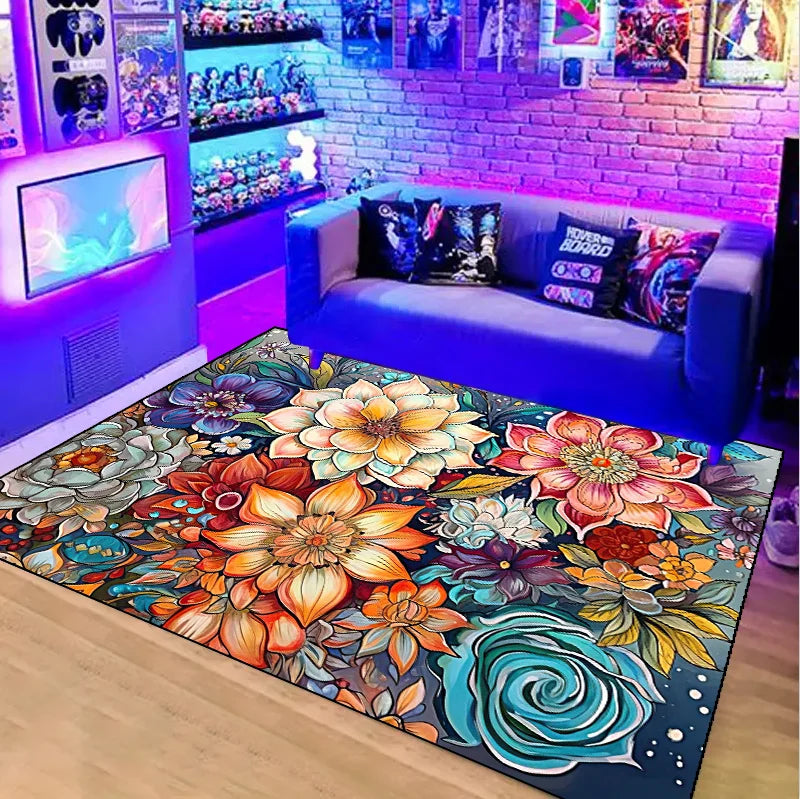 【1000g/m2 thicken】1pc Non-slip Resistant Rug, Machine Washable, Waterproof Carpet Entryway Living Room Bedroom, Outdoor Patio