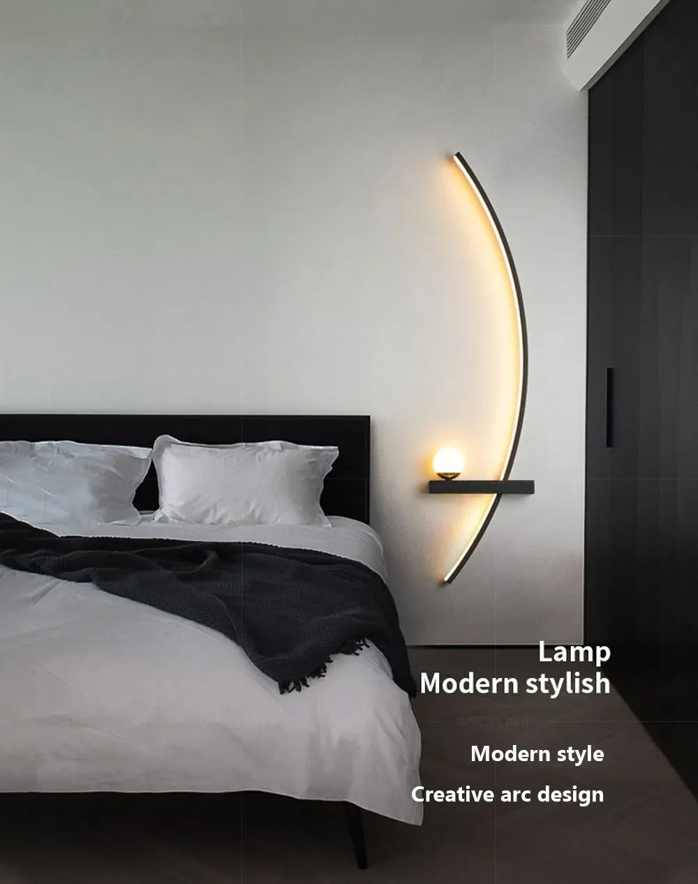 Wall Lamp LED Remote Control Home-Appliance Sconce For Living Room Bedroom Bedside Modern Indoor Decorative Lighting Luminaires