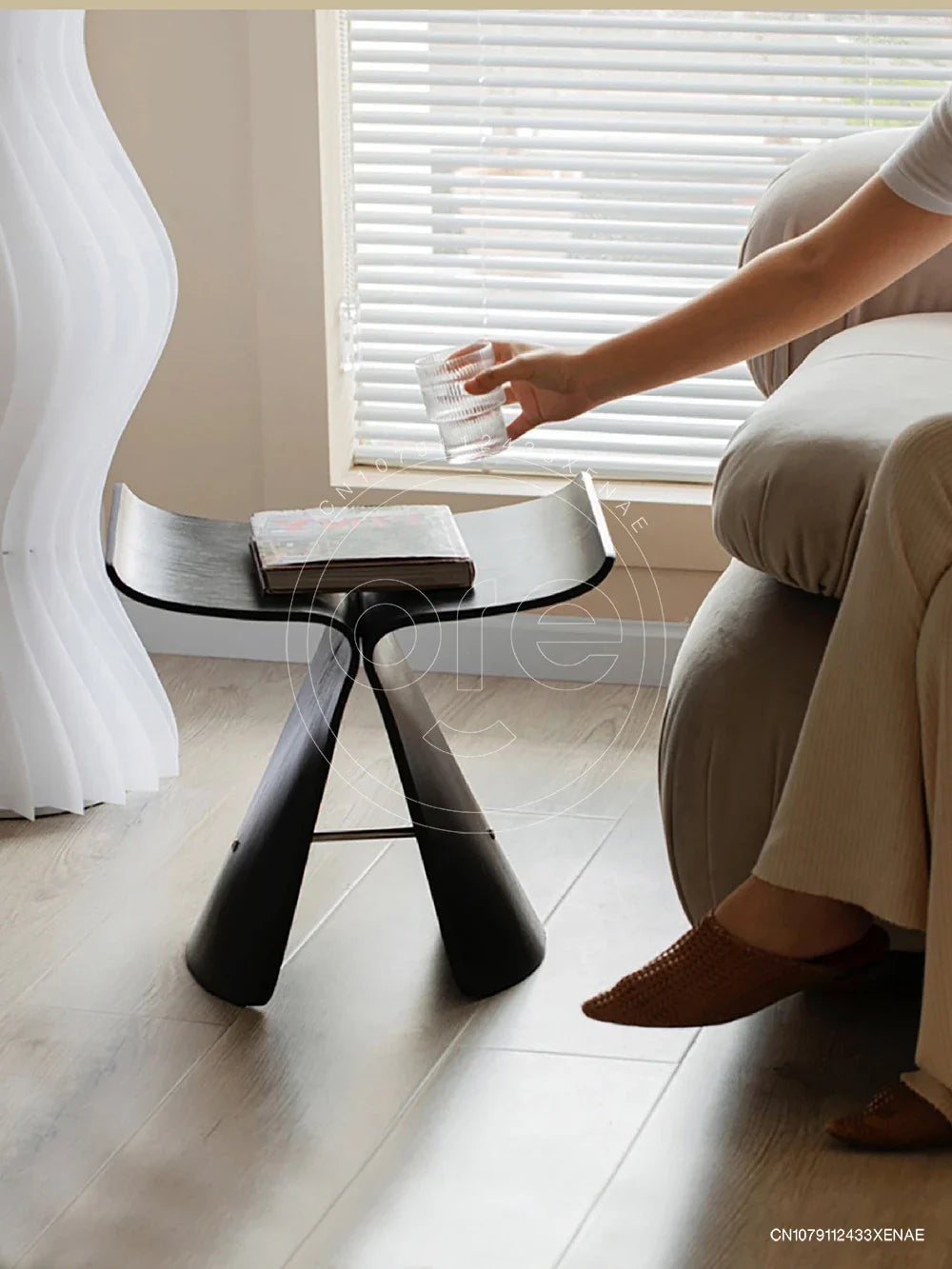 Ash Plywood Butterfly Stool Living Room Bedroom Wooden 4 Colors Natural/Black/Walnut Coffee Table Display Stools Home Furniture