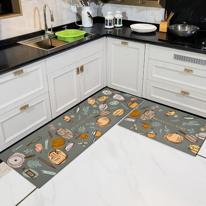 New models Kitchen Mat Entrance Doormat Living Room Home Bathroom Balcony Decor Carpet Bedroom Floor Hallway Anti-Slip Foot Rug