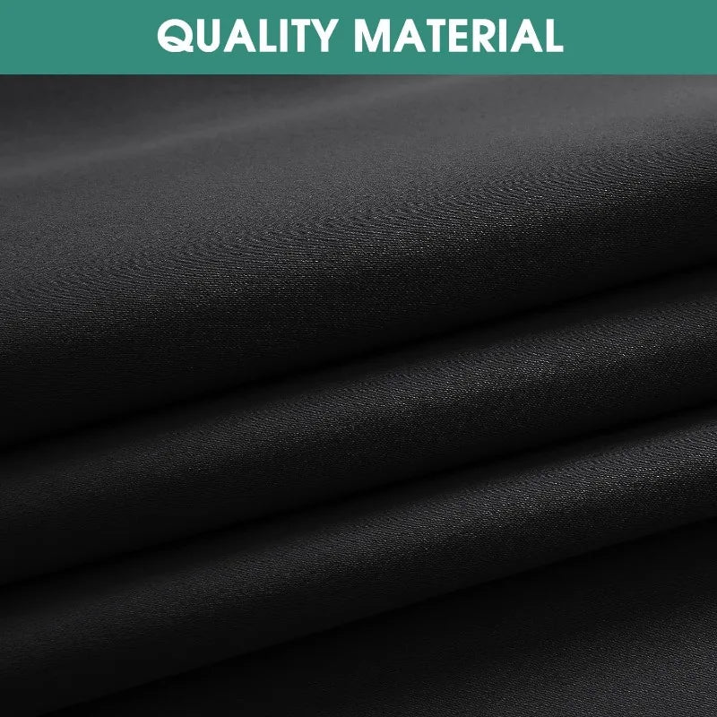 Aqua Blackout Curtains for Bedroom 52 X 84 Inch Length 2 Panels Set Room Darkening Bedroom Curtains