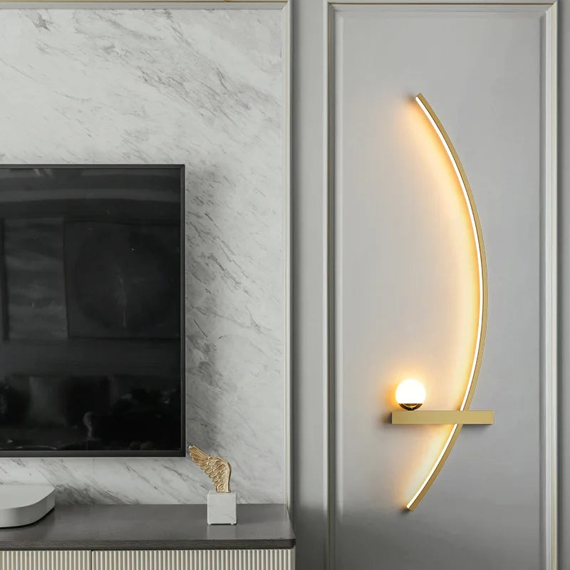 Wall Lamp LED Remote Control Home-Appliance Sconce For Living Room Bedroom Bedside Modern Indoor Decorative Lighting Luminaires