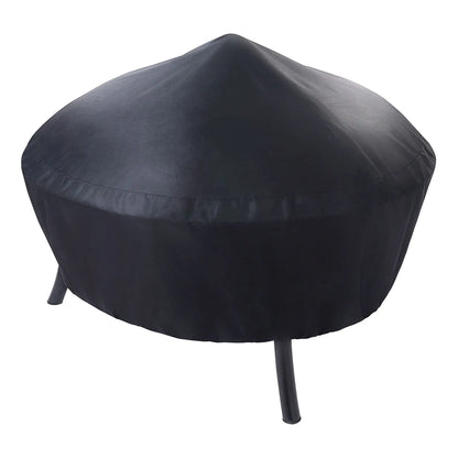 Mainstays 26" Round Iron Outdoor Wood Burning Fire Pit, Black