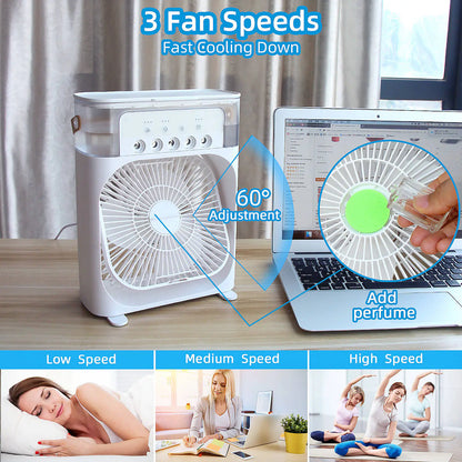 3 In 1 Portable Humidifier Fan