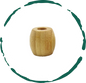 Bamboo Toothbrush Holder. Eco-Friendly